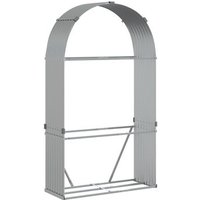 Leñero de Acero Vidaxl 120x45x210 Cm