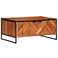 Mesa de Centro de Acacia 90x55x40 cm