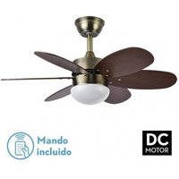 Ventilador De Techo DC Alves 2xe27 con Mando y Temporizador