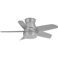 Akunadecor Ventilador de Techo Metal Plata Neutron