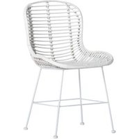 Silla de exterior Ratán Natural Klast Home 47 X 86 Cm