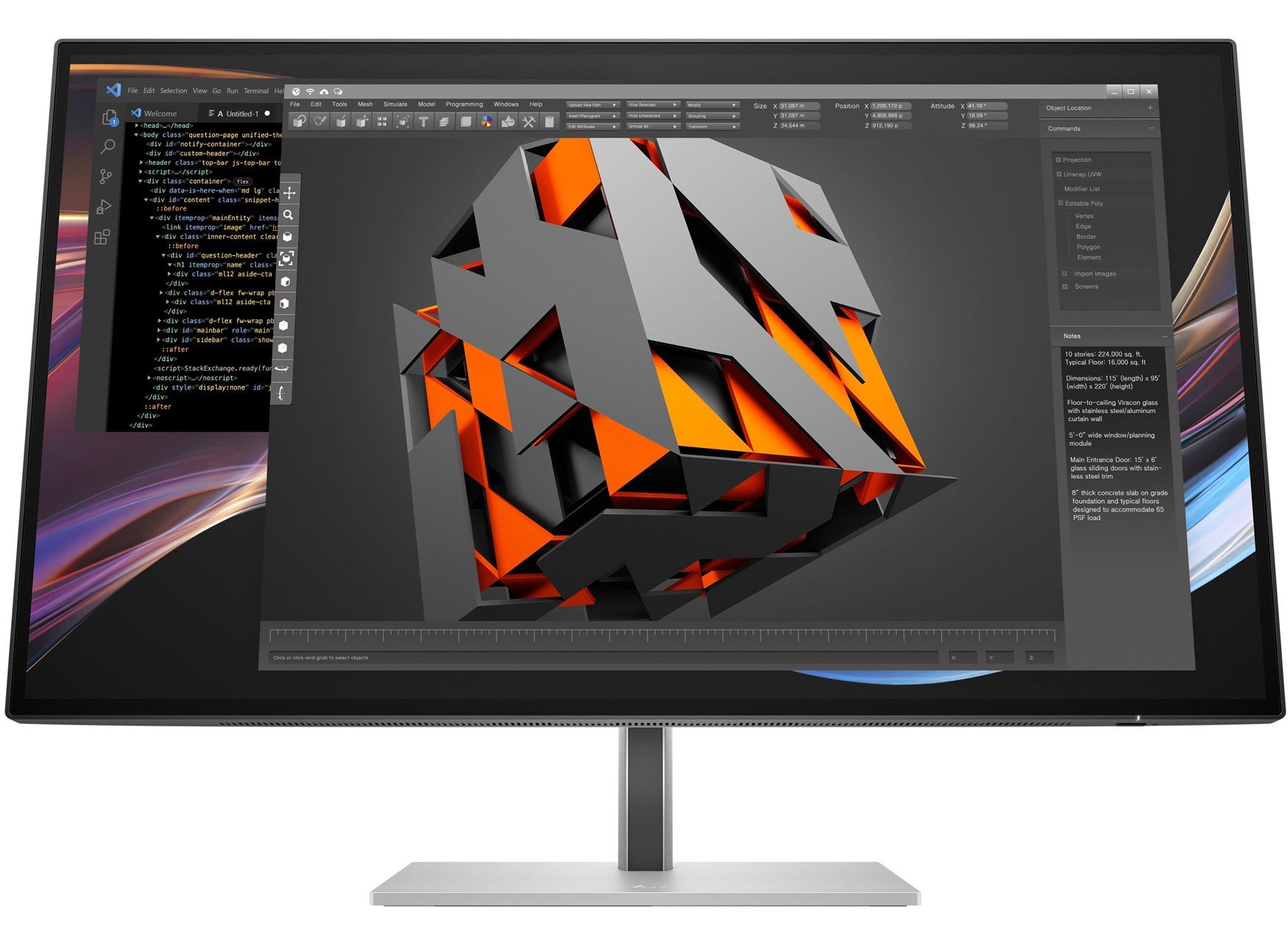 Monitor HP Serie 7 727pk 27" 4K