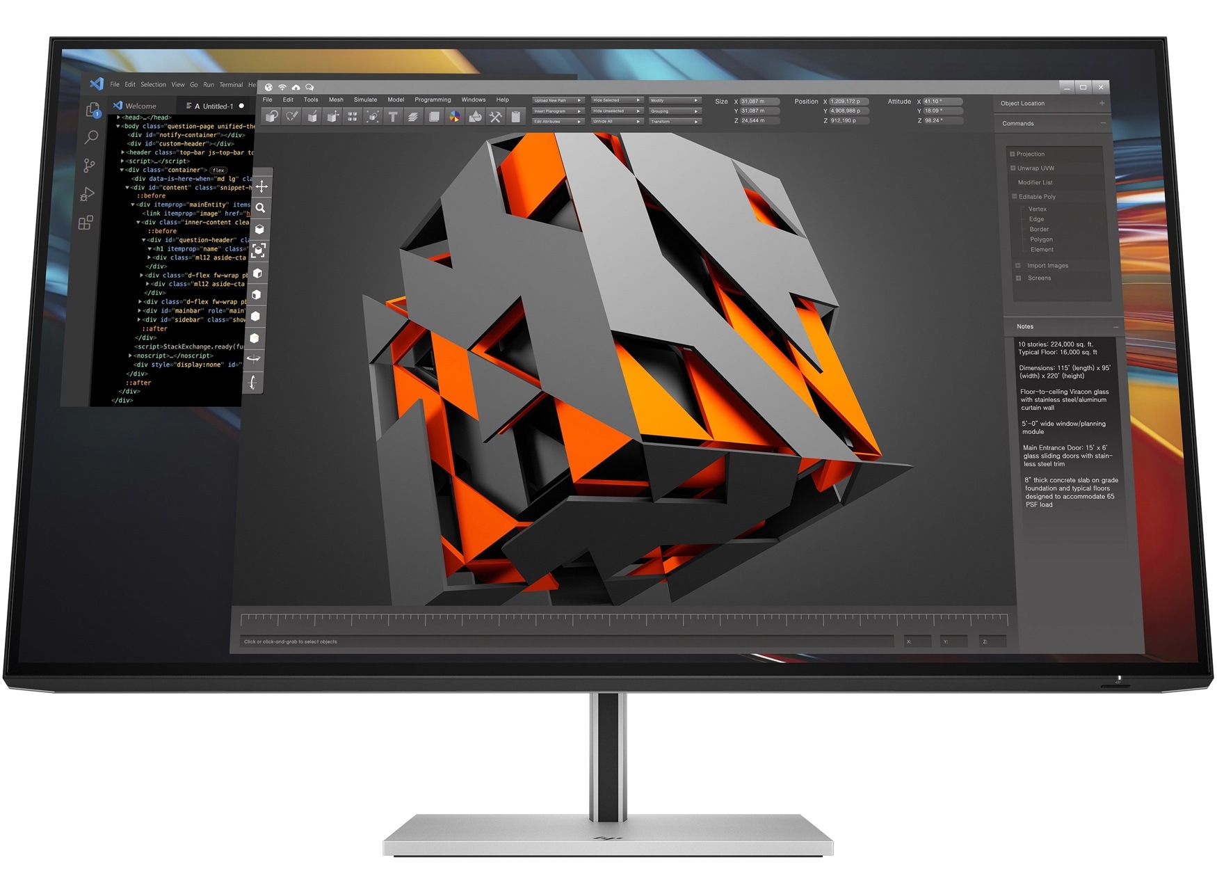 Monitor HP Serie 7 de 32" UHD 4K