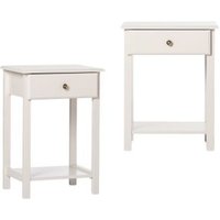 Pack 2 Mesitas de Noche Klast Home 46 x 60 cm