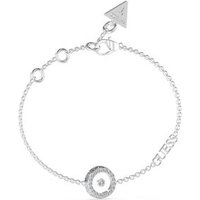 Guess Pulsera Bond de Acero Plateado