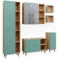 Conjunto de Muebles de Baño Vicco Rudi 6 Partes