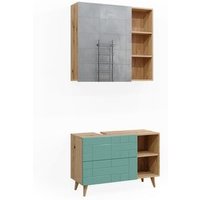 Conjunto de Muebles de Baño 2 Piezas Vicco