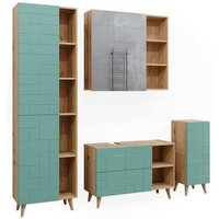 Conjunto Muebles Baño Vicco Rudi 4 Piezas