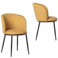 Silla Tapizada Poliéster Klast Home Nórdico