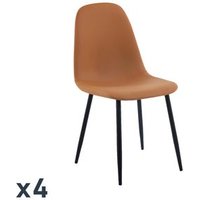 Pack 4 Sillas Tapizadas Polipiel Klast Home