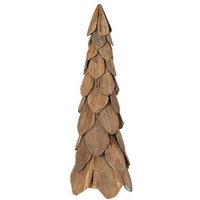 Árbol de Navidad de Madera Maciza 80 cm