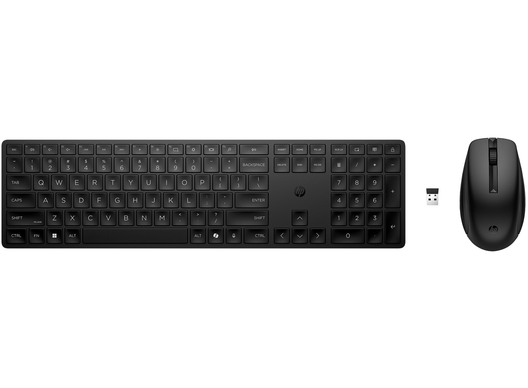 Conjunto de teclado y ratón inalámbricos HP 655 KB