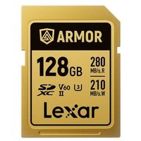 Lexar Tarjeta SDXC Pro Gold Series Armor UHS-II 128GB R280/W210