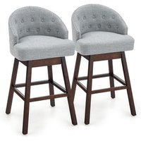 Taburete de Bar Giratorio Costway 55 X 53 X 105 Cm