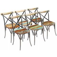 Juego de 6 Sillas de Comedor Rogal