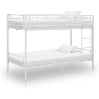 Cama Litera De Metal 90x200 cm Vidaxl