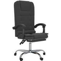 Silla de Oficina Reclinable con Masaje, Terciopelo, Vidaxl