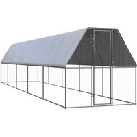 Jaula Gallinero De Exterior 2x10x2 M Acero Galvanizado Vidaxl