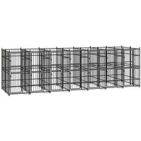 Perrera De Acero 12,9 M² Vidaxl