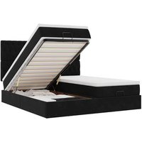 Vidaxl Estructura de cama Otomana con colchón terciopelo 200x200 cm