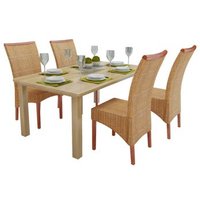 Sillas de Comedor Rogal Ratán Natural