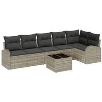 Sofá de Jardín de 7 Piezas