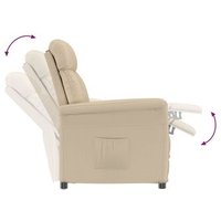 Sillón Reclinable Crema V4142 Unico