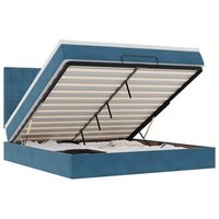 Estructura de Cama Otomana Colchones Terciopelo V2654 160x200 cm