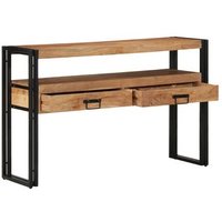 Mesas Auxiliares de Madera Maciza y Metal