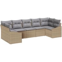 Conjunto de sofá de jardín juego de 7 piezas V8103 Unico