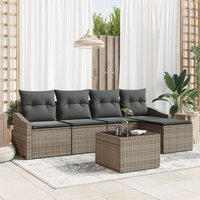 Conjunto Comedor Jardín 5 Piezas Ratán