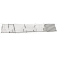 Jaula para Conejos Acero Galvanizado 504,5x80,5x71 cm Vidaxl