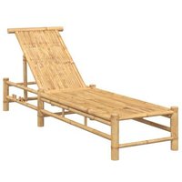Tumbona de Bambú 55x199x30 Cm
