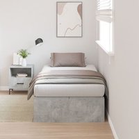 Cama Individual Concreta Gris