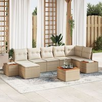 Conjunto de muebles de exterior de 8 piezas