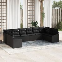 Set de Sofá de Jardín de Ratán V8431