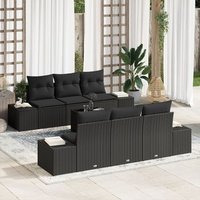 Conjunto de Sofas de Jardin 7 Piezas