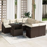 Conjunto Sofá de Jardín 9 piezas V9146 Unico Rattan