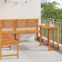 Conjunto de Comedor de Jardín de Acacia de 4 Piezas V2058