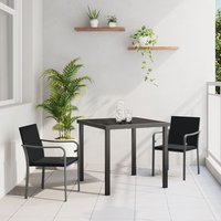 Conjunto de comedor de jardín de poliratán