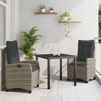 Conjunto de Comedor de Jardín de 3 Piezas V3062