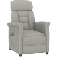 Sillón de Masaje Vidaxl de Tela Microfibra