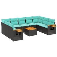 Sofá de Jardín Ratán Sintético