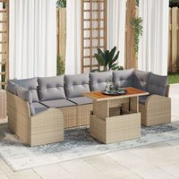 Conjunto de Comedor de Jardín 8 Piezas