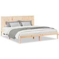 Cama Estructura Madera Maciza 200x220 Cm V5050