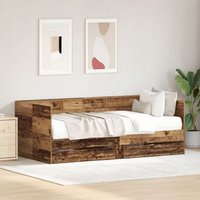 Cama Nido Con Cajón Madera Vieja 75 X 190 Cm