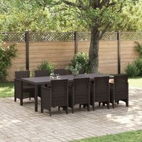 Conjunto de Comedor de Jardín de 9 Piezas V6899