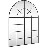 Espejo De Pared Arco De Hierro Negro 100x130 Cm