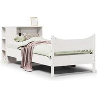 Estructura de cama de pino 90x200 cm V1054