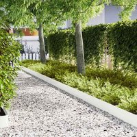 Bordes Para Césped 30 Piezas - Acero 100x05x20 Cm